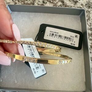 Elegant Gold Dainty Bangle Set